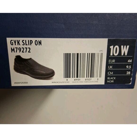 Rockport Get your kicks Slip on loafers M79272 Black Men\'s Size 10 W New in box main image 7